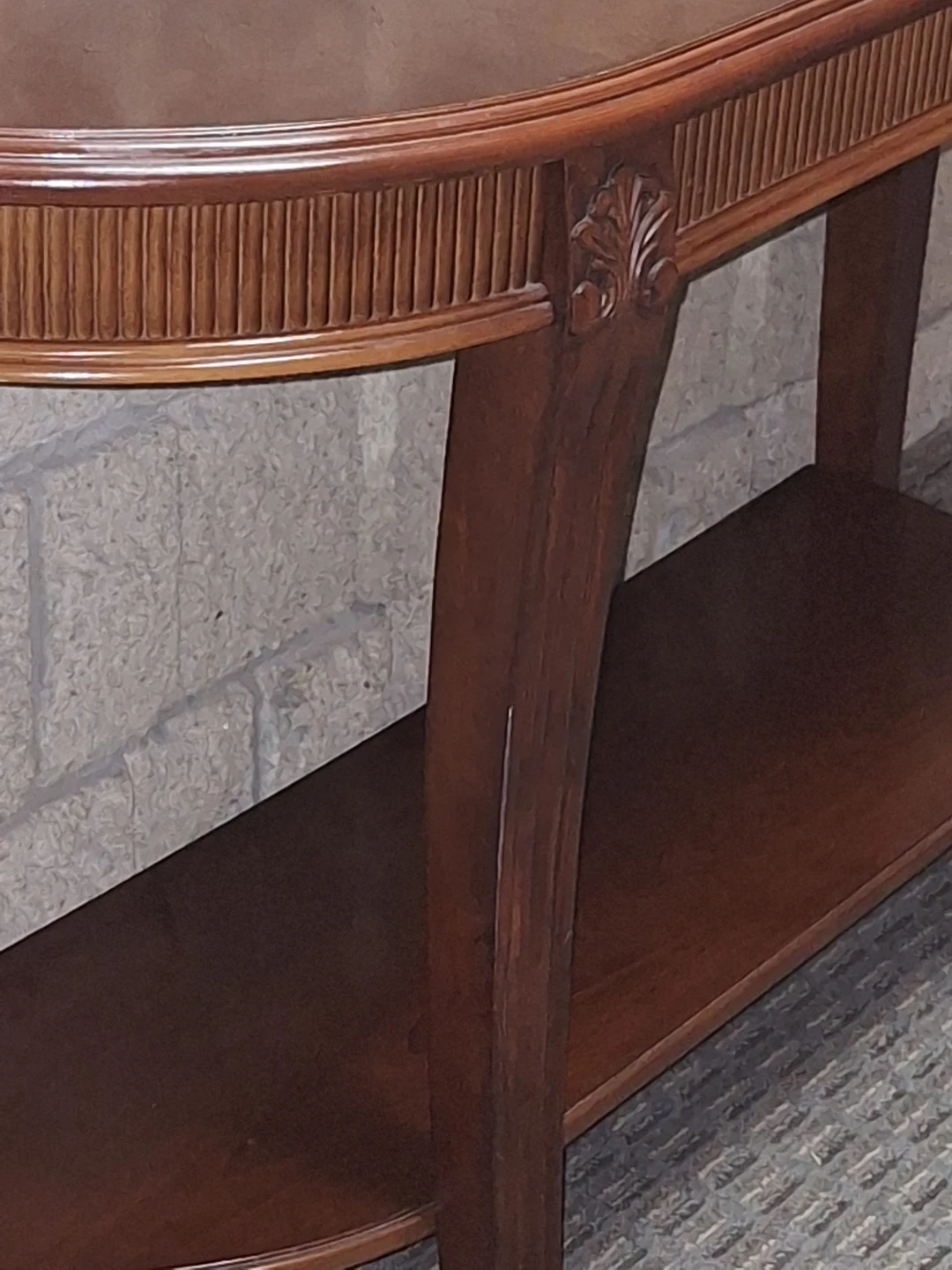Solid Wood Table Cherry Finish - photo 5