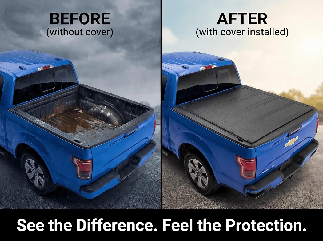 Brand New Truxen Upper Trunk Door Folding Tonneau Cover F‑150 - photo 5