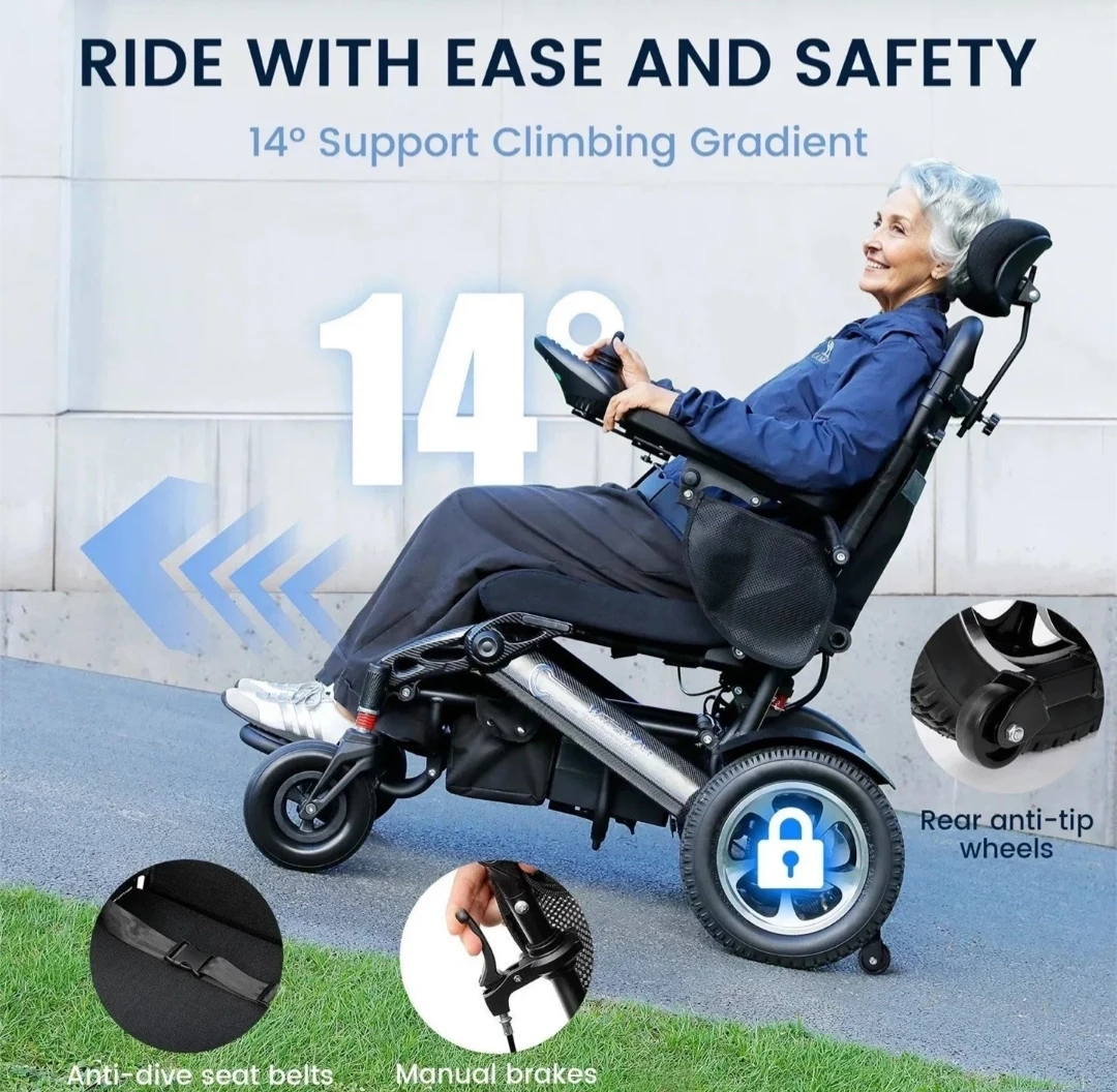 NEW RECLINING POWER WHEELCHAIR - photo 4