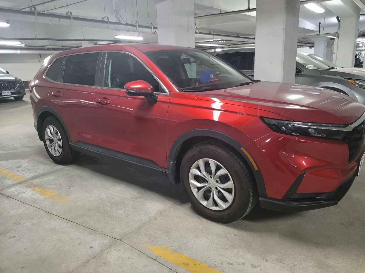 Red Honda CR-V LX 2025 model