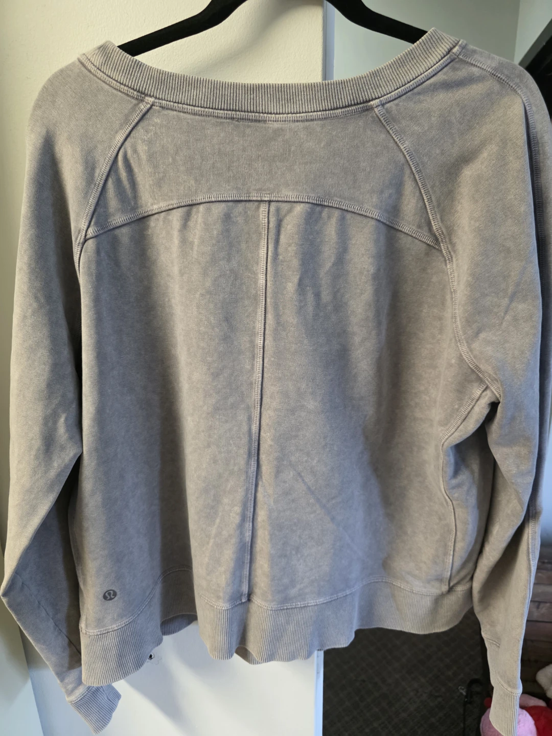 Lululemon grey acid wash pullover sweatshirt - photo 2