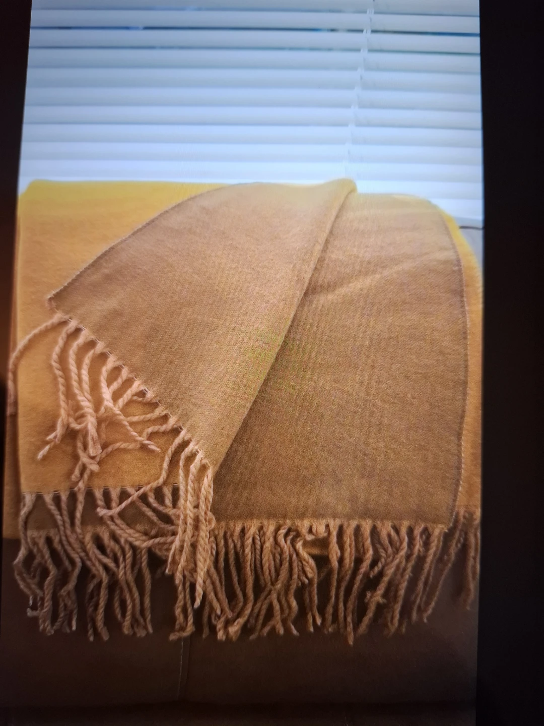 Fringed Cashmere Shawl - photo 2
