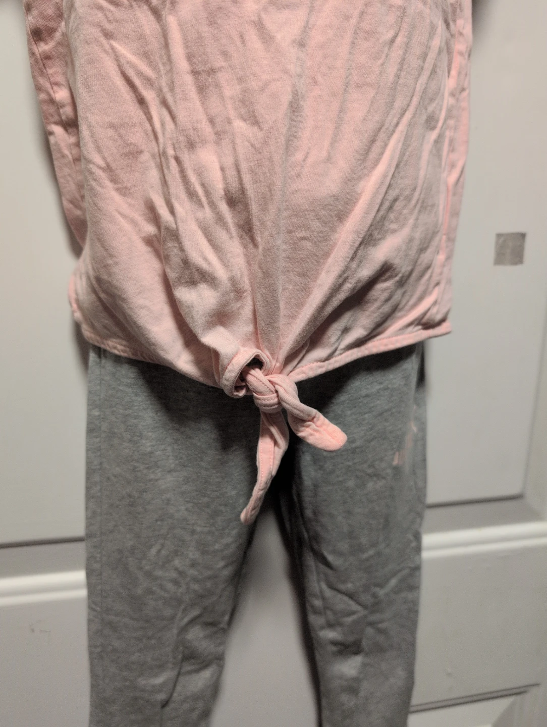 Puma Pink T-shirt and Grey Jogger Set - photo 3