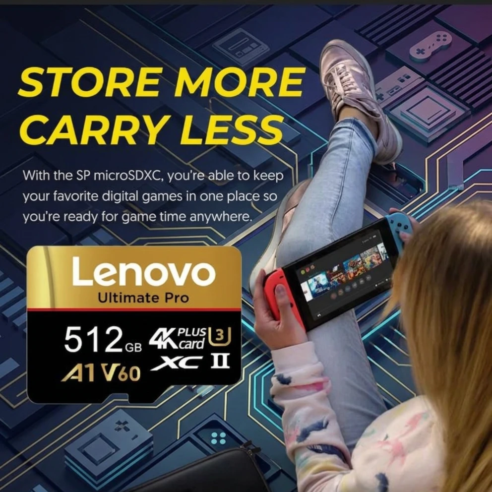 Lenovo 512GB microSDXC UHS-I U3 V30 A2 Card - photo 5