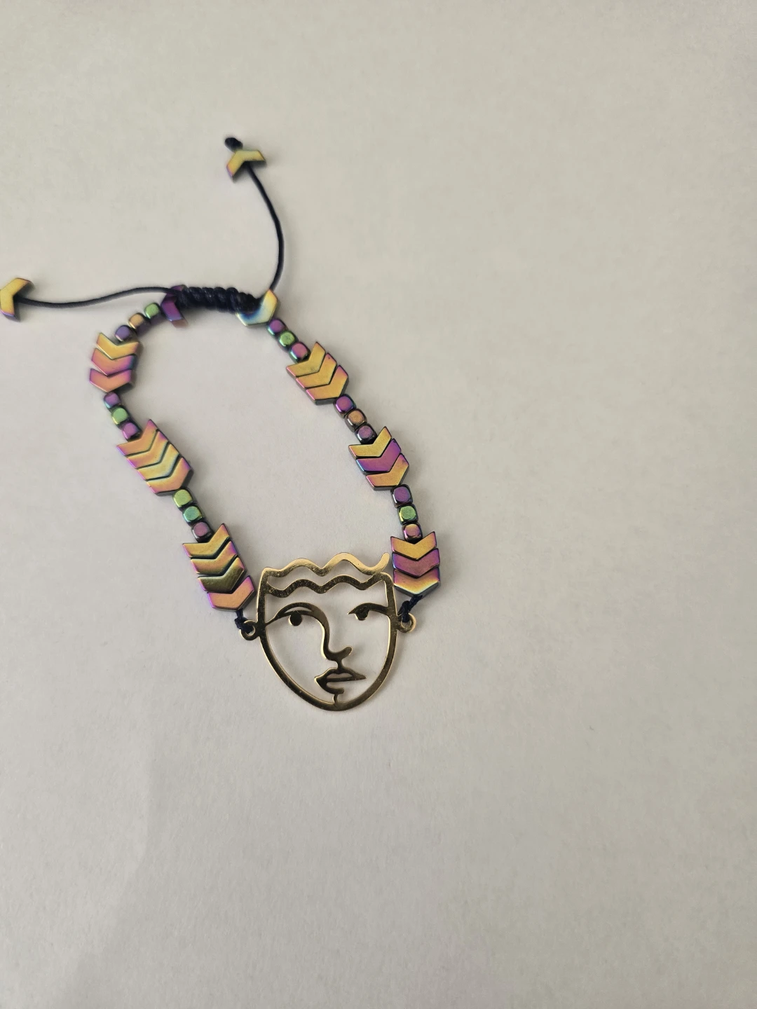 Abstract Face Charm Bracelet - photo 4