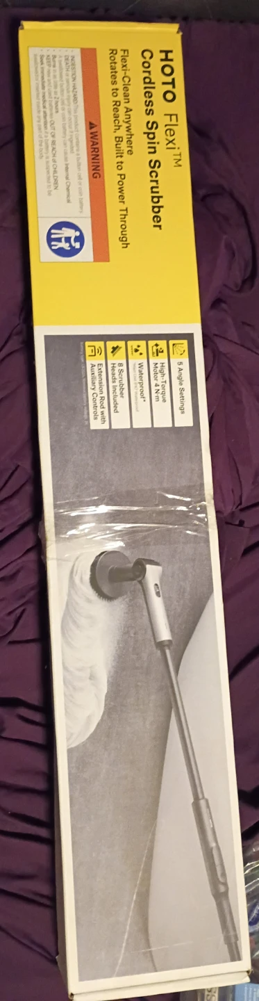 HOTO Flex Cordless Spin Scrubber - photo 2