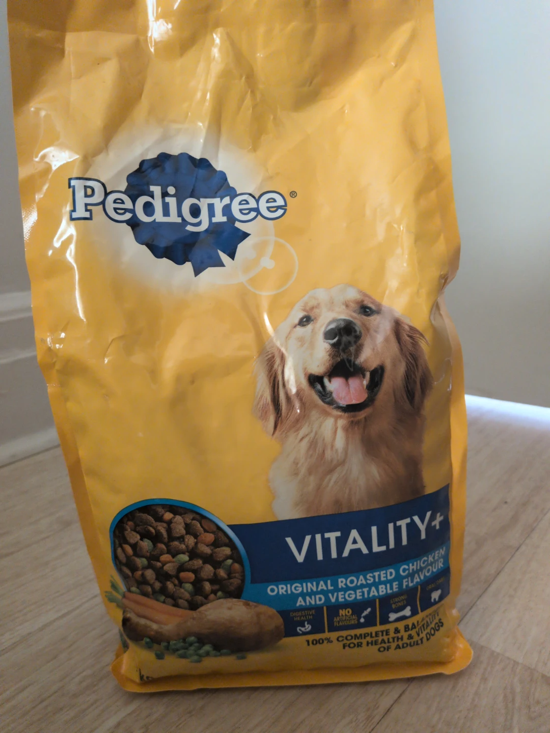 Pedigree Vitality+ Original Roasted Chicken & Vegetable Dog Food