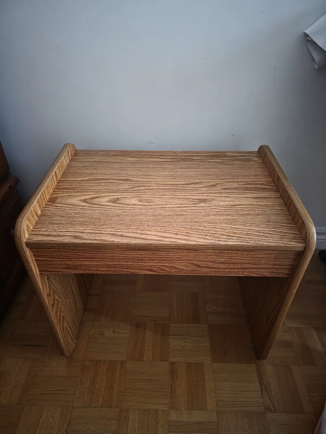 Wooden Vanity Stool - photo 3
