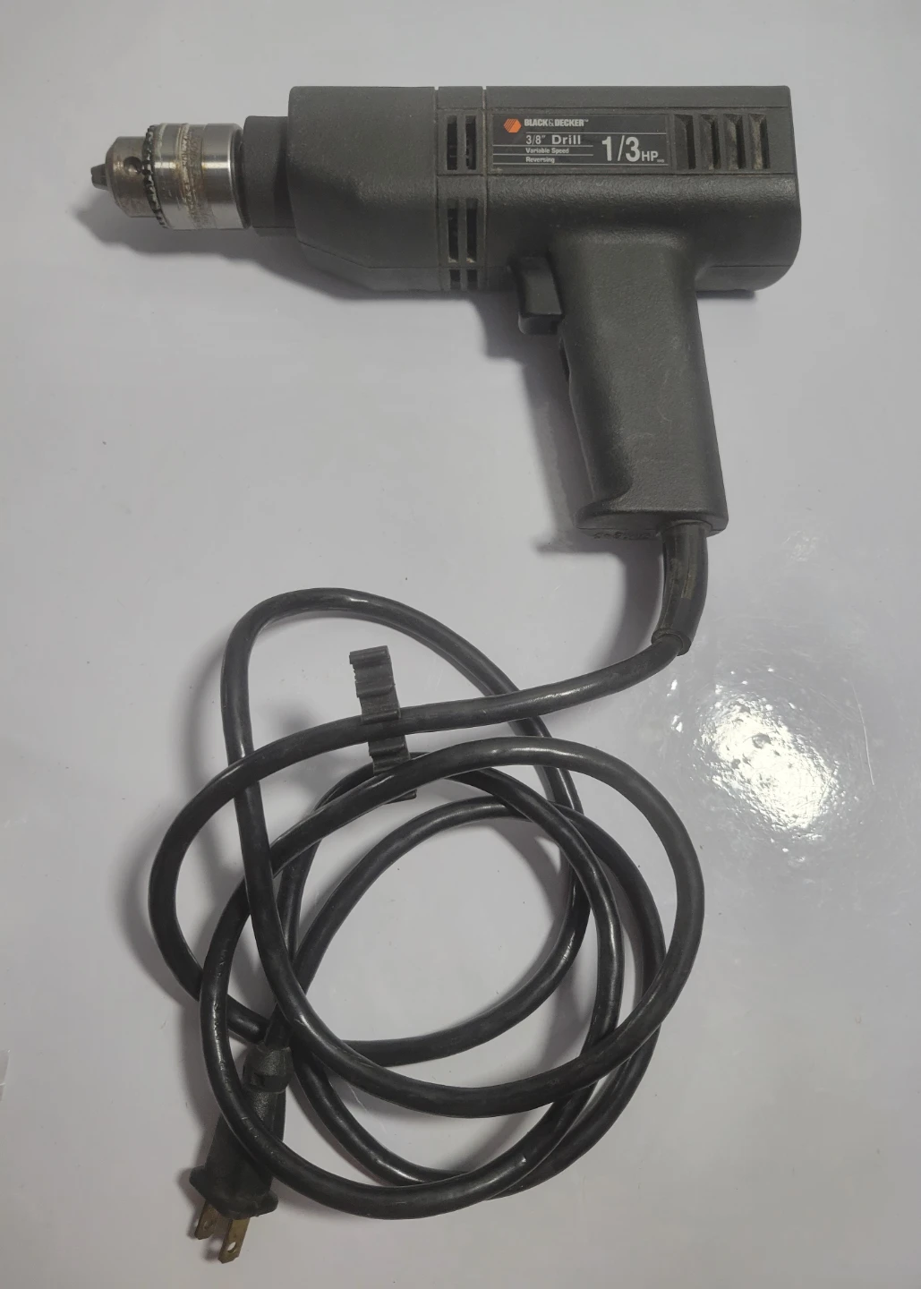 Black & Decker 3/8" Variable Speed Reversing Drill