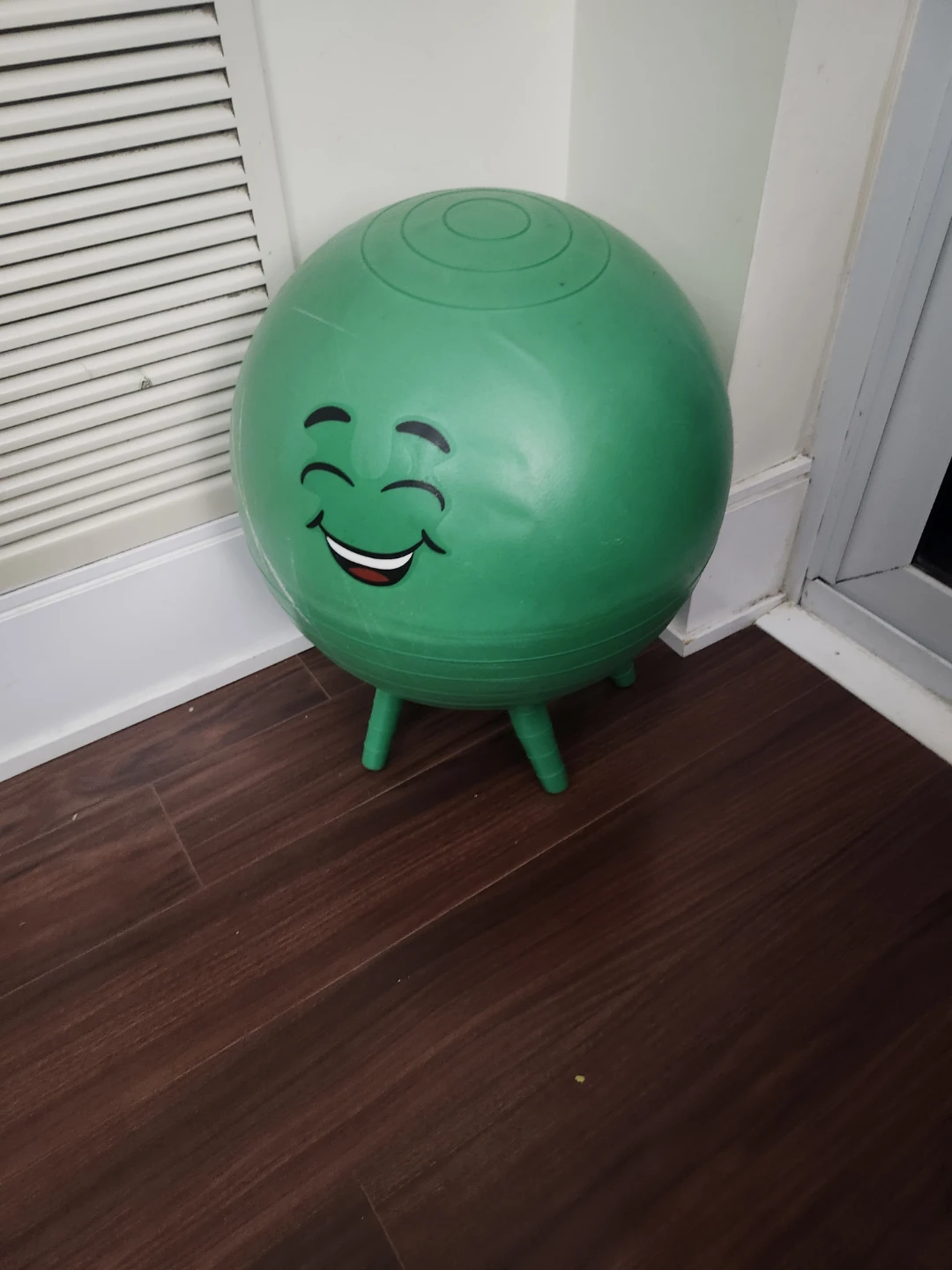 Green Bouncy Ball with Legs
