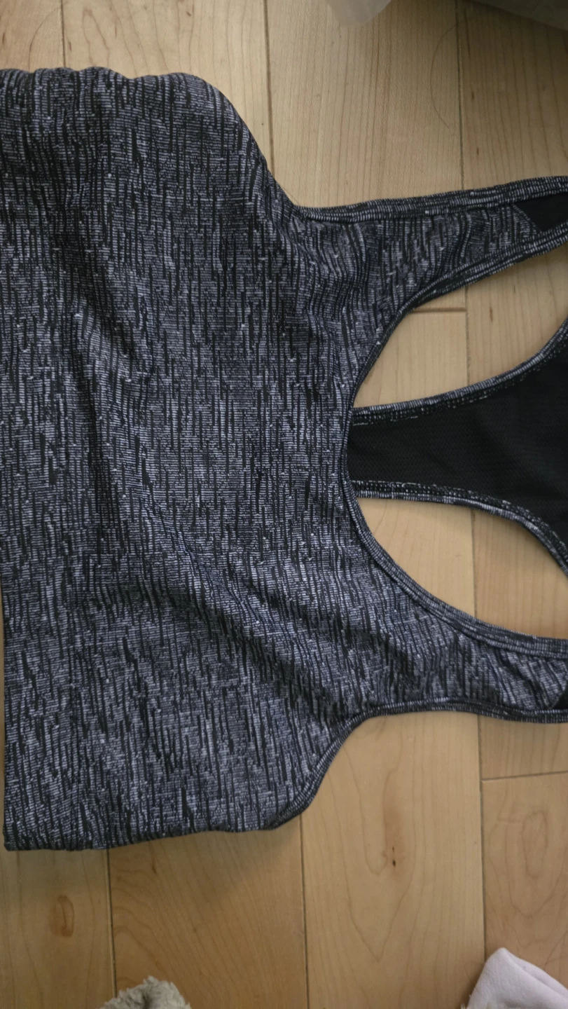 Grey Marl Racerback Sports bra