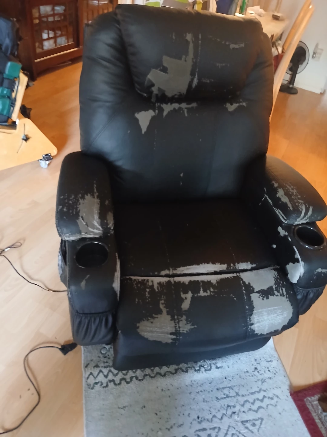 Black Power Lift Recliner Chair - photo 2