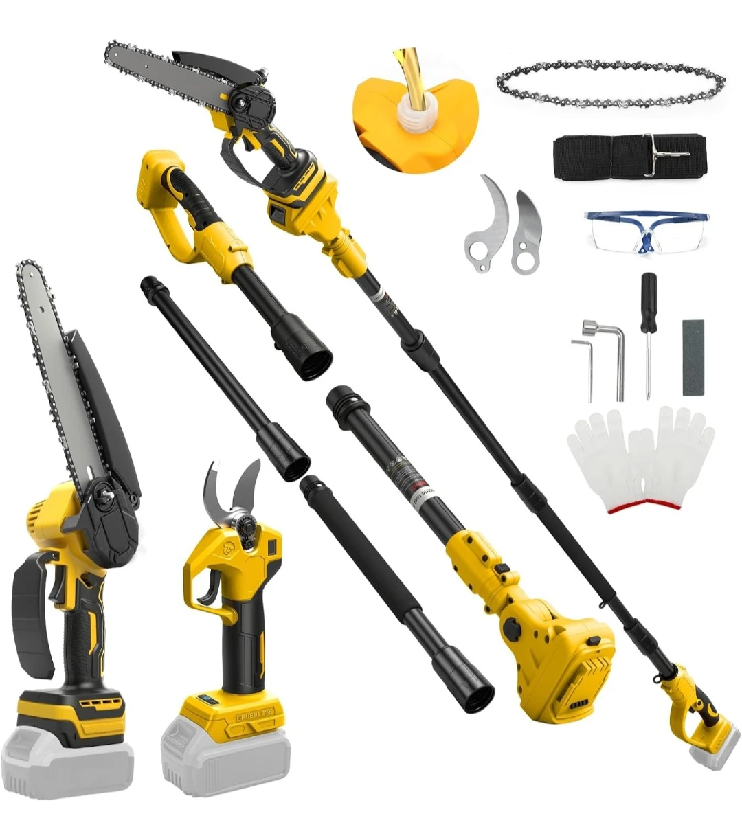 20V Cordless Chainsaw and Pruner Combo Kit