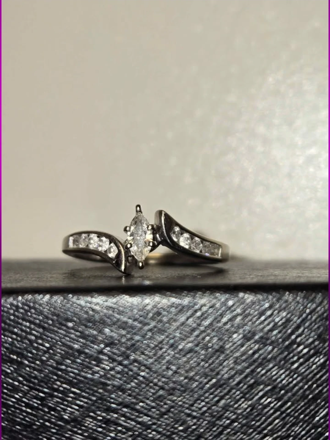 14K White Gold Diamond Ring Set
