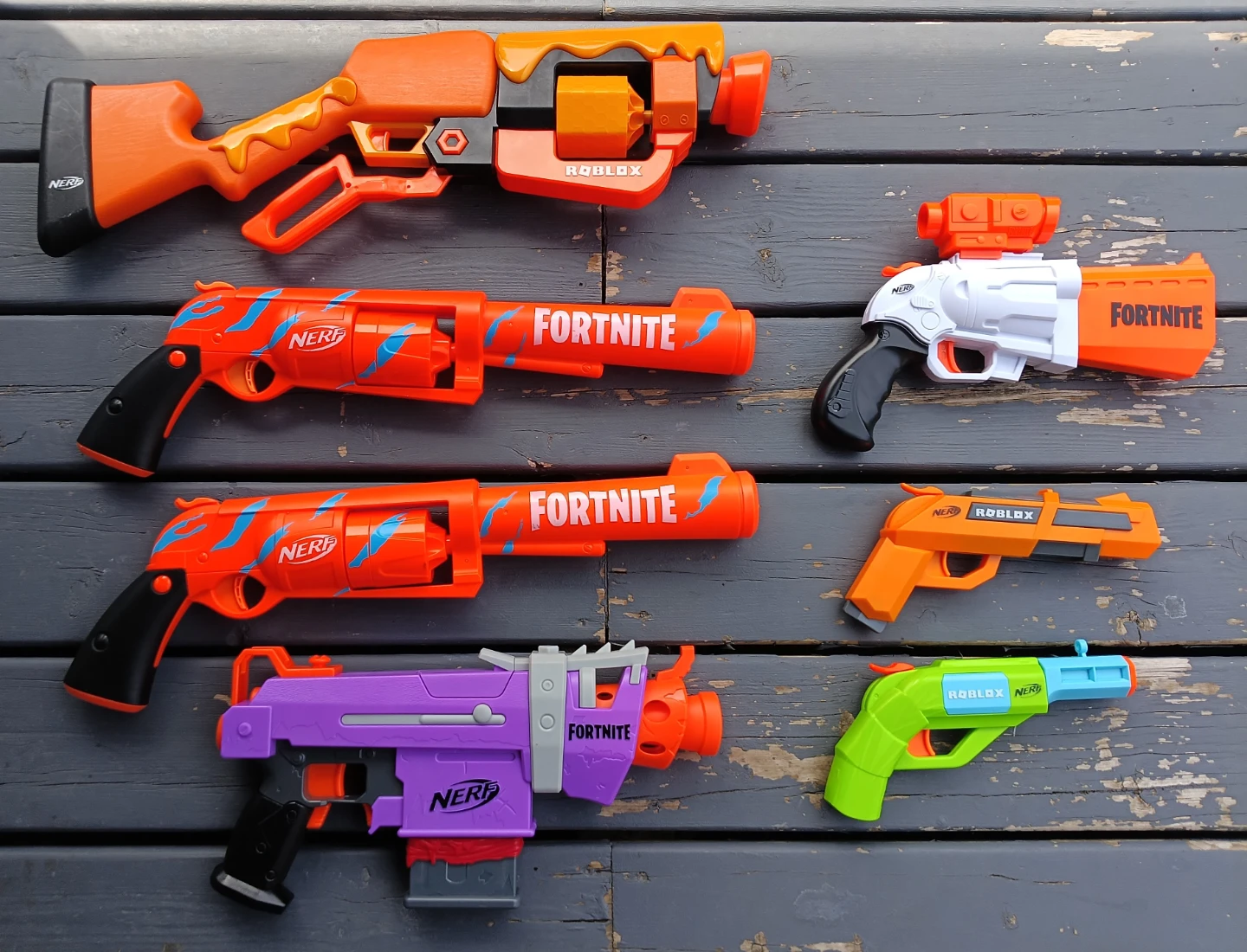 Nerf Fortnite & Roblox Blasters - Lot of 6