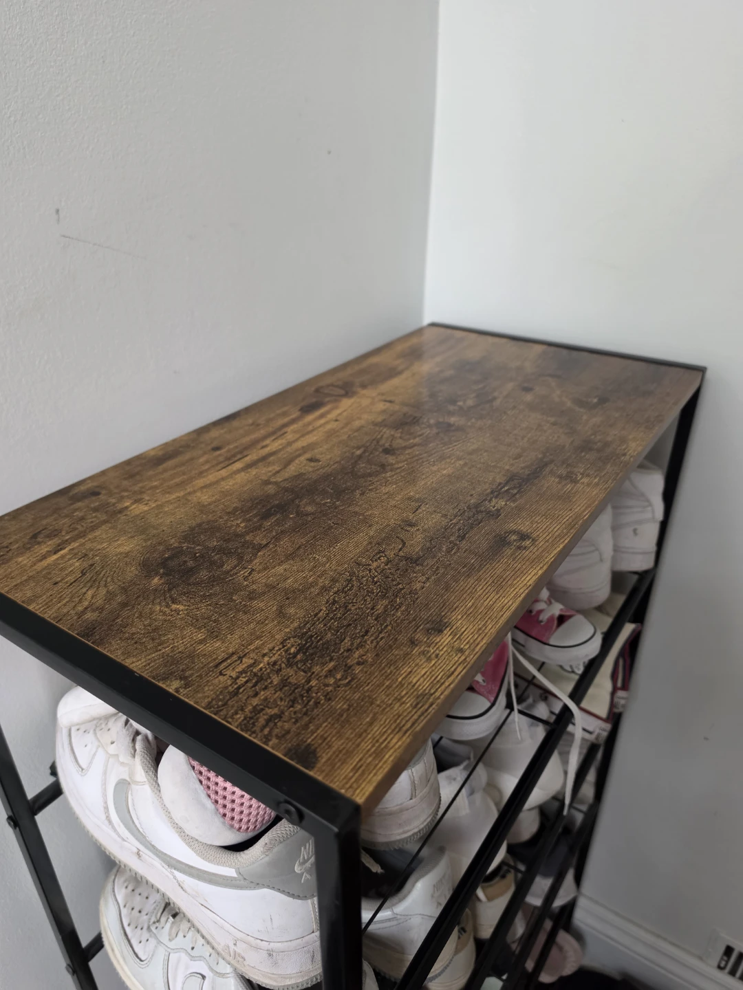 6 tier Shoe Rack with Wood Top - photo 3