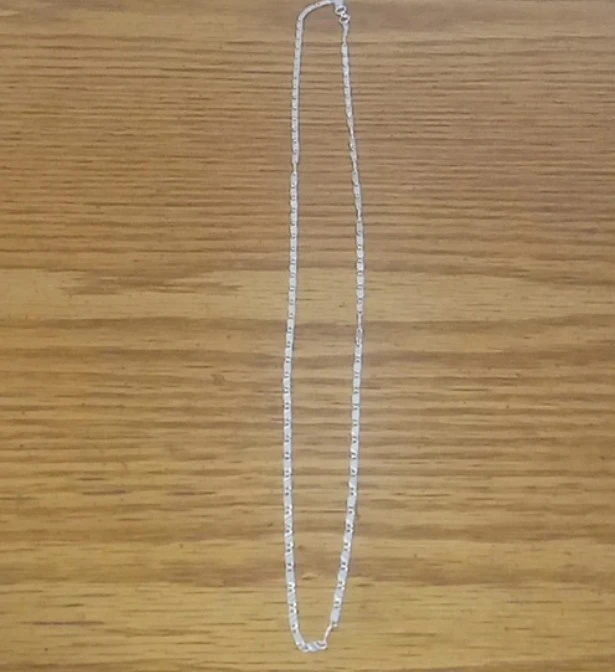 Silver clavicle chain