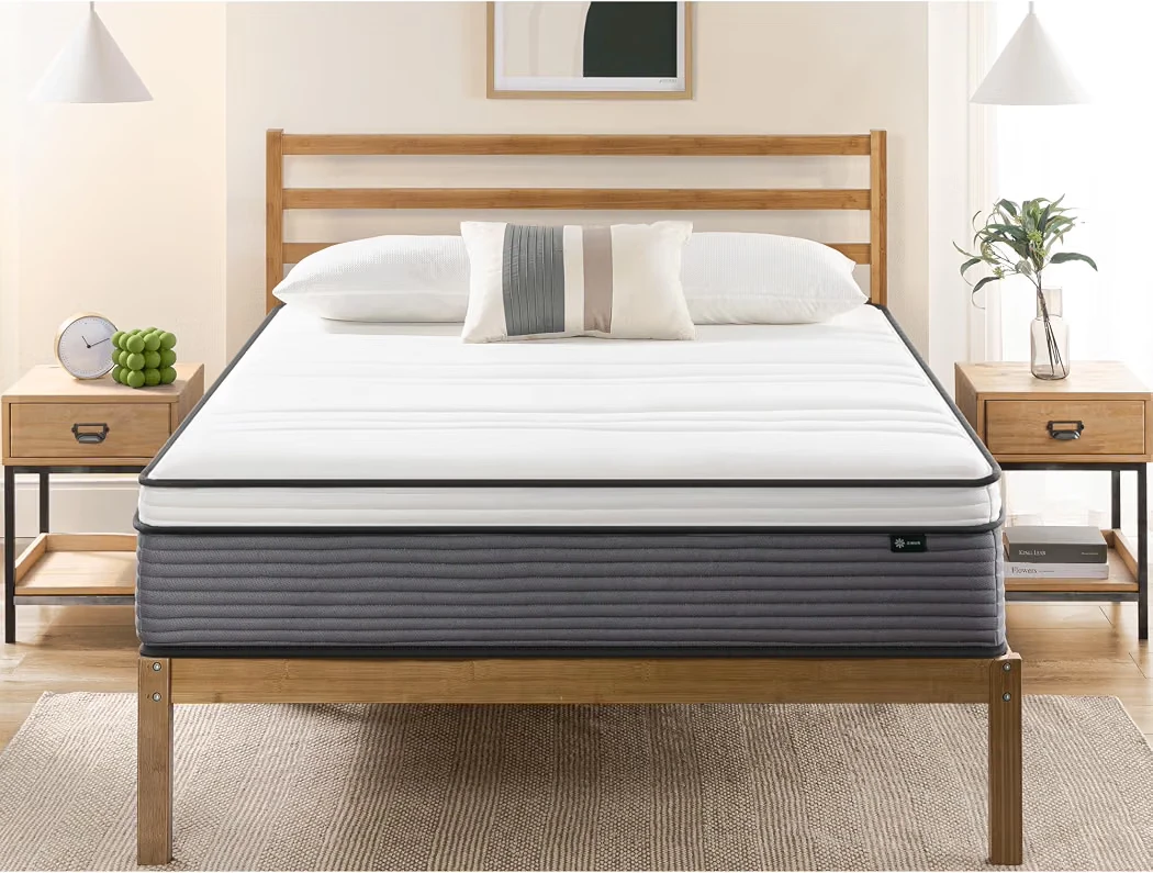 Unopened In Box Zinus 12 inch Queen Size Mattress, Extra Support - photo 3