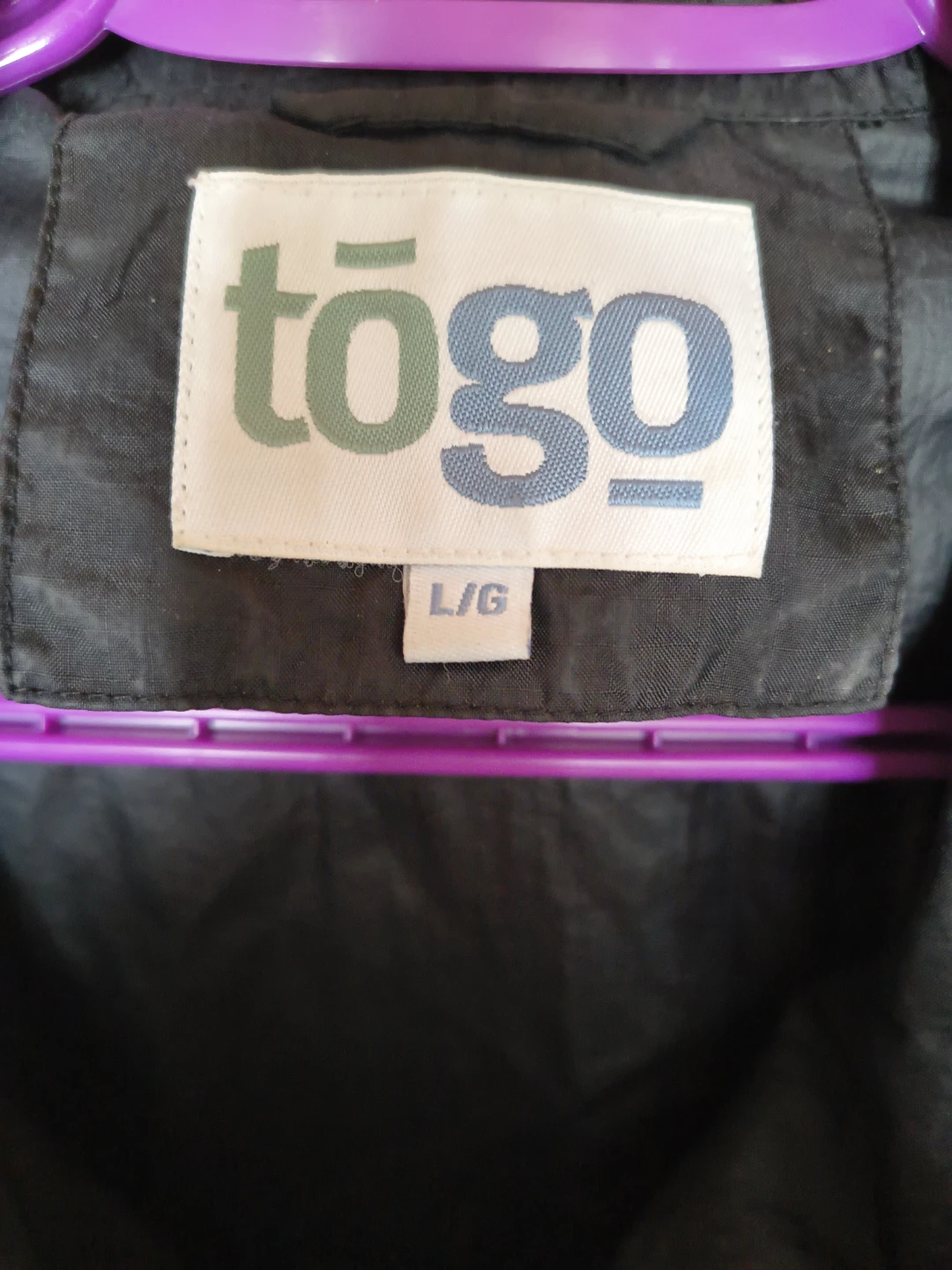 Togo Black Hooded Windbreaker Jacket - photo 2