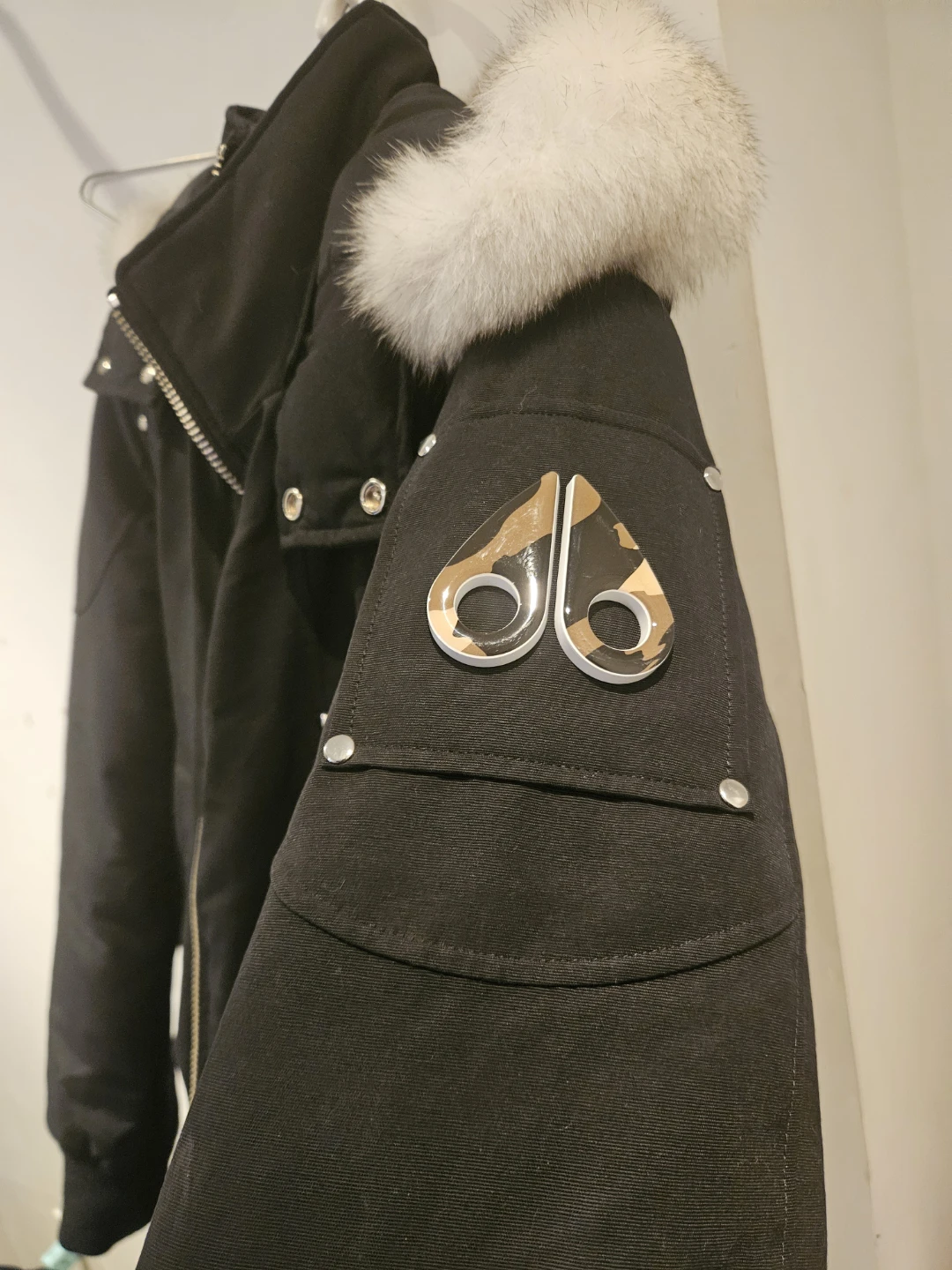 Moose Knuckles Ballistic Bomber Black Jacket - photo 2