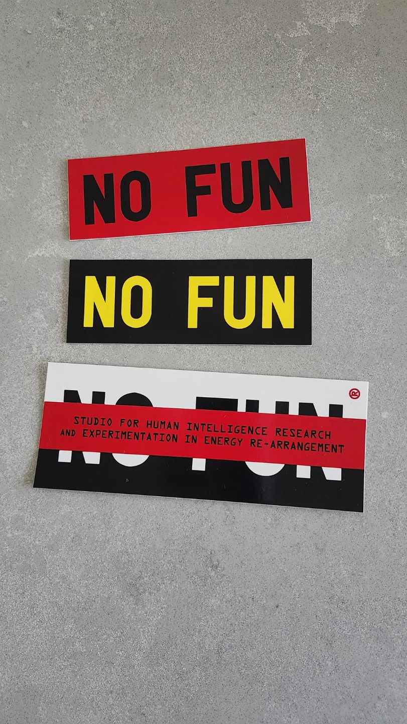 No Fun Stickers