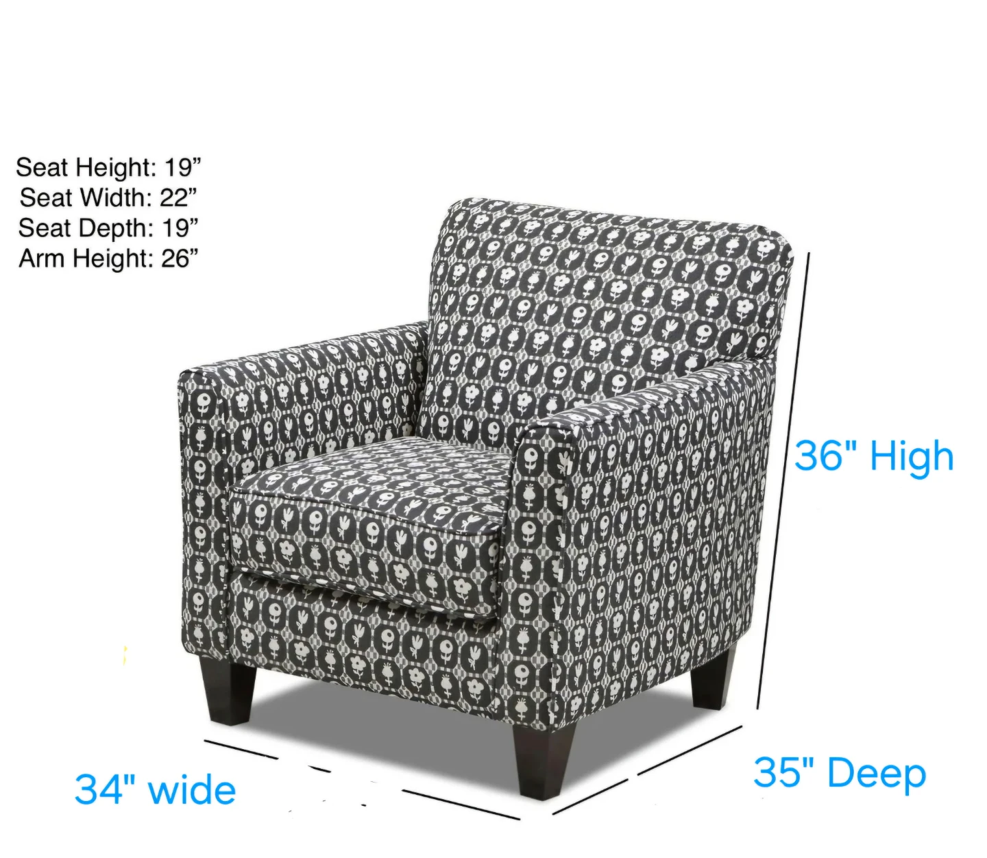 Living room Lounge Chairs and ottoman - photo 2