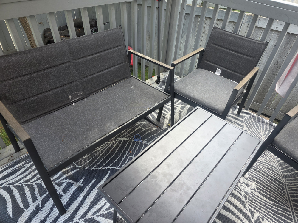 Outdoor Patio Furniture Set - 2 Chairs & Loveseat - photo 2
