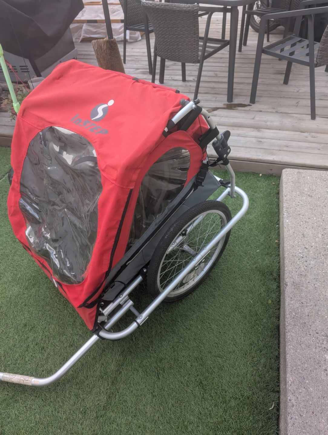 Bicycle trailer for two kids - photo 2