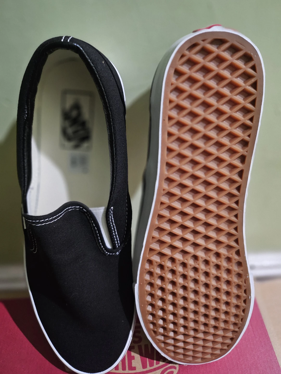 Vans Classic Slip-On Black Canvas Shoes - photo 4