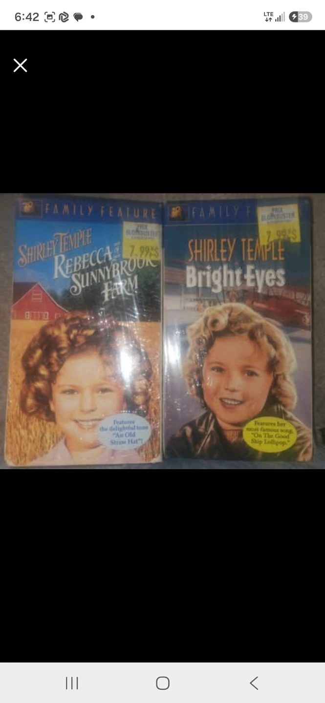 Shirley Temple VHS Movie Collection - 4 Tapes - photo 2