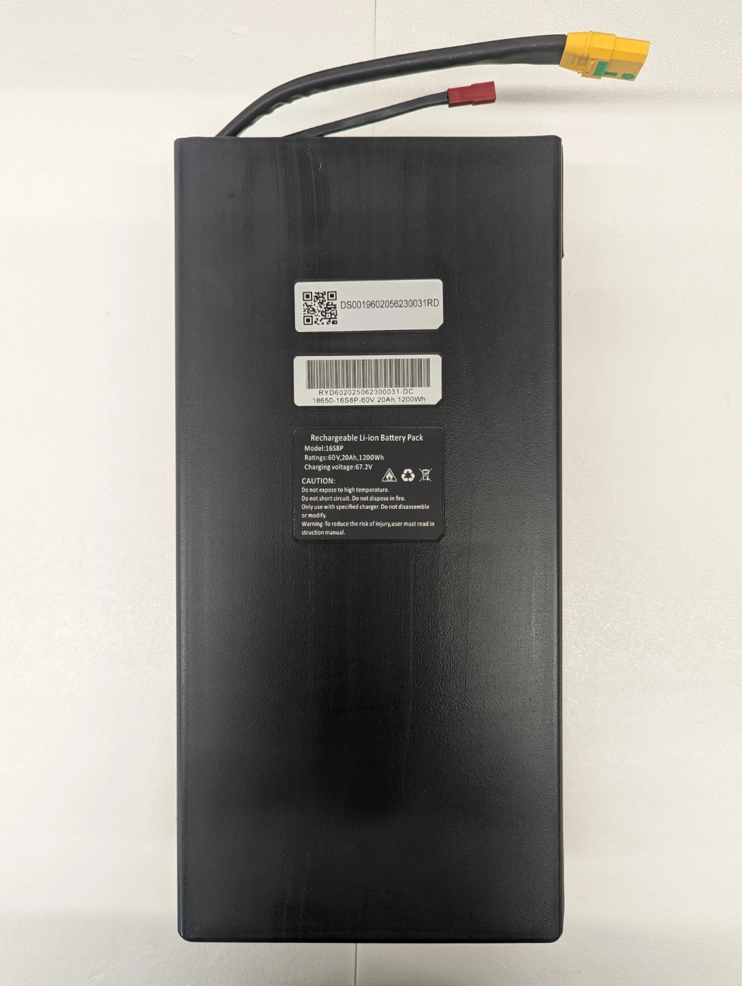 L/F 60V 20AH+ ebike battery with xt90 or xt60.