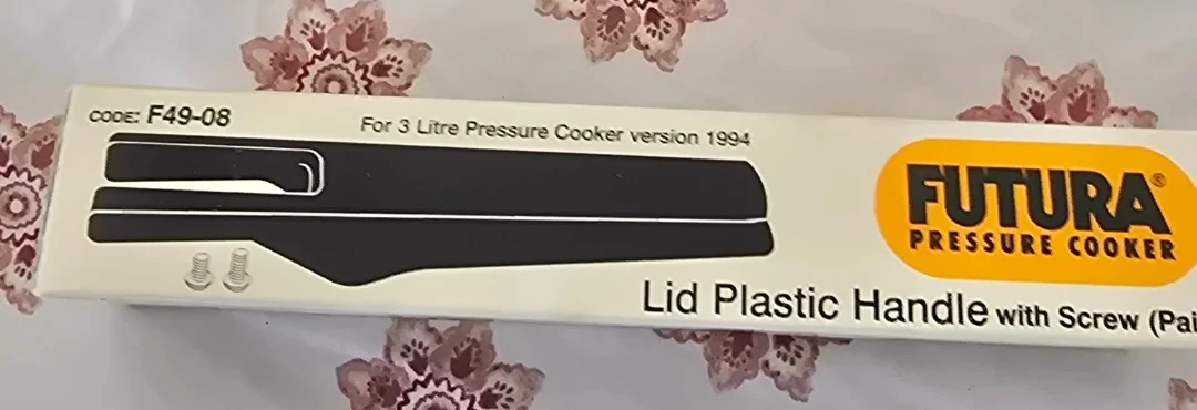Futura Pressure Cooker Lid Plastic Handle with Screw