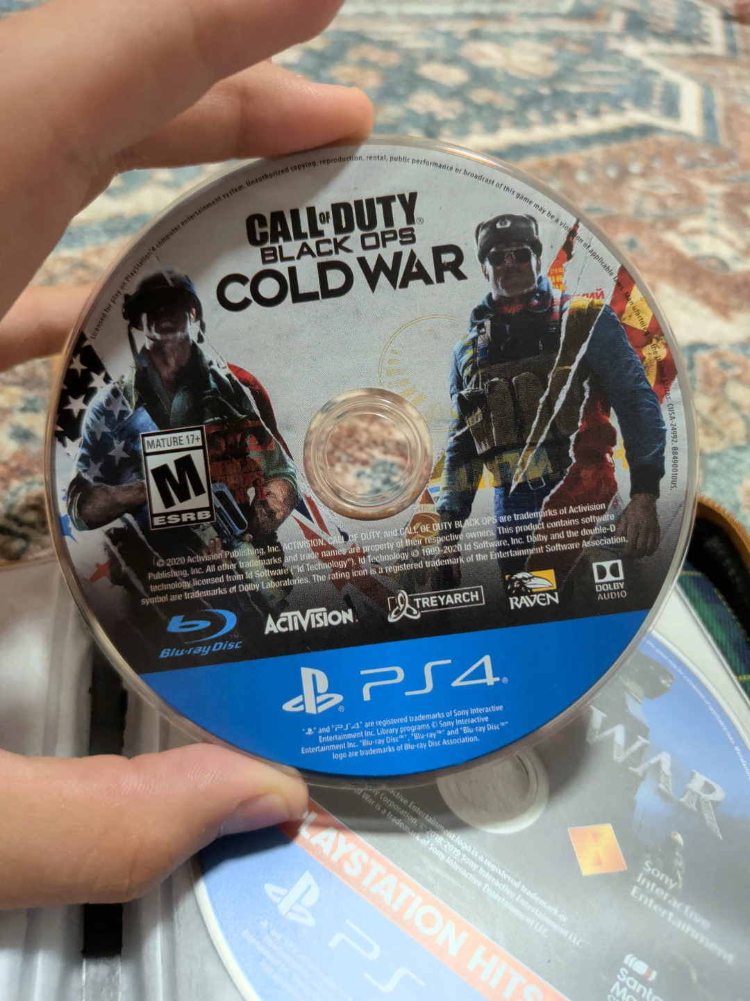Call of Duty Black Ops Cold War PS4 Blu-ray Disc