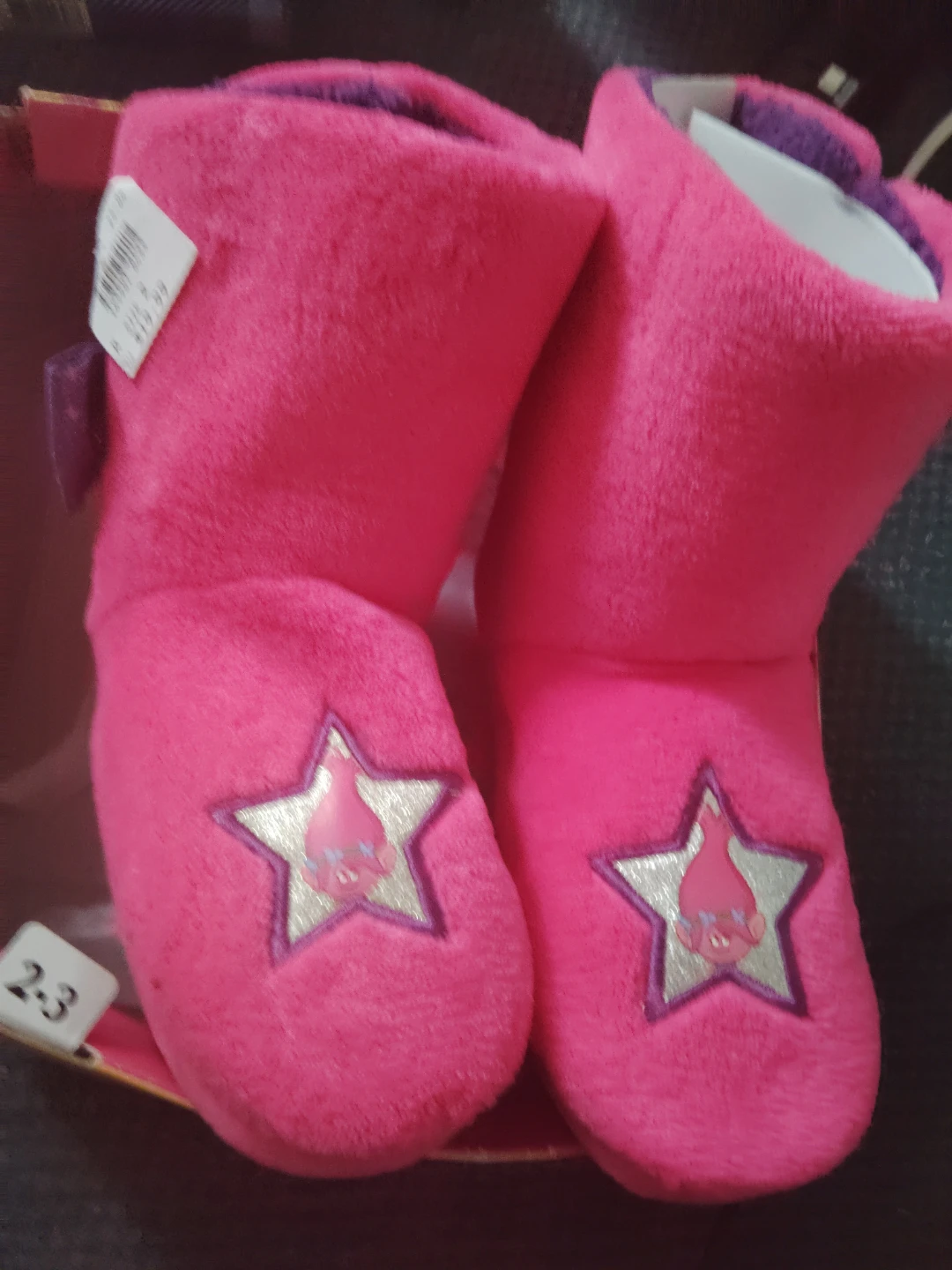 DreamWorks Trolls Pink Slippers - Size 2/3 - photo 4