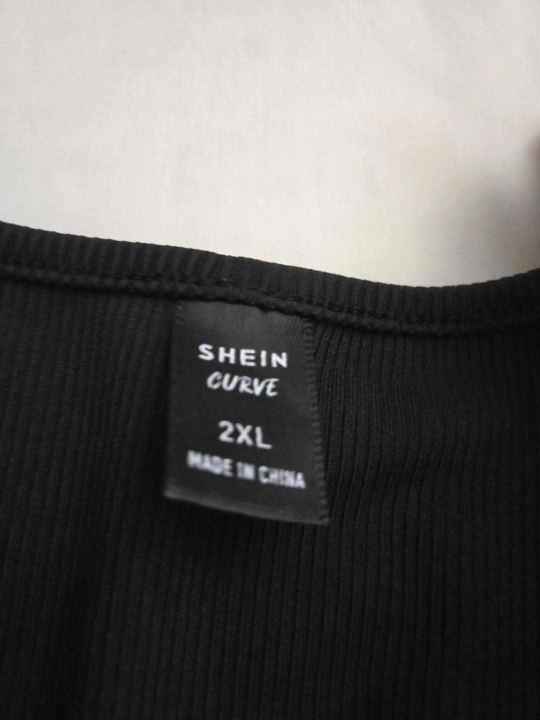 Shein Curve Black Mesh Bodysuit - 2XL - photo 2