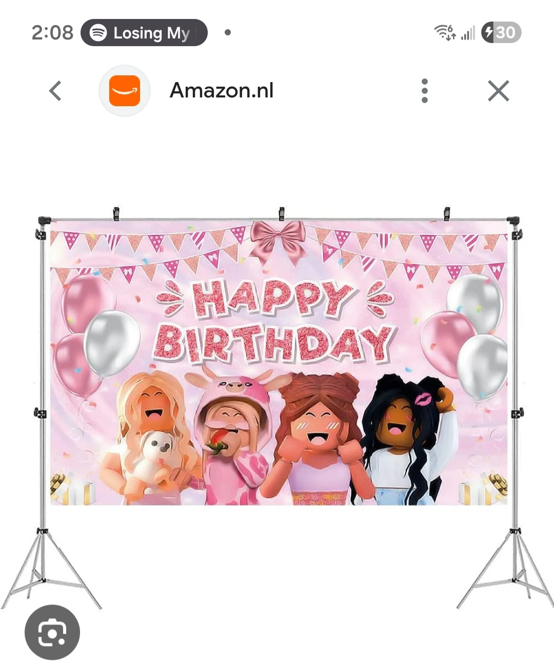 Happy Birthday Backdrop Banner - photo 2