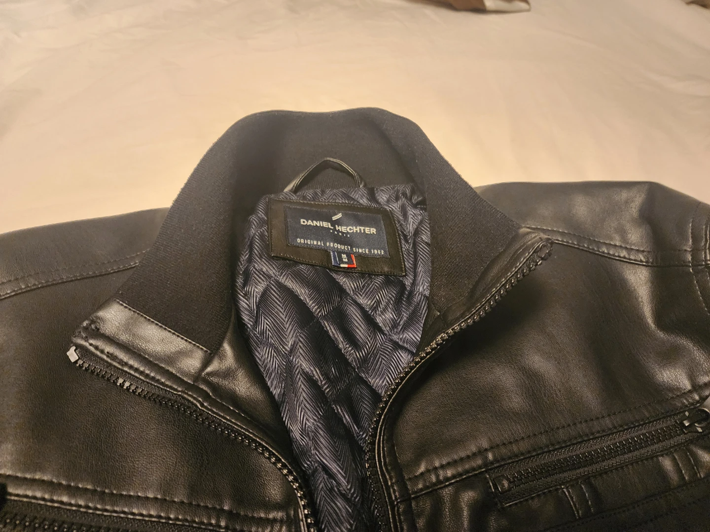 Daniel Hechter Faux Leather Bomber Jacket - photo 2