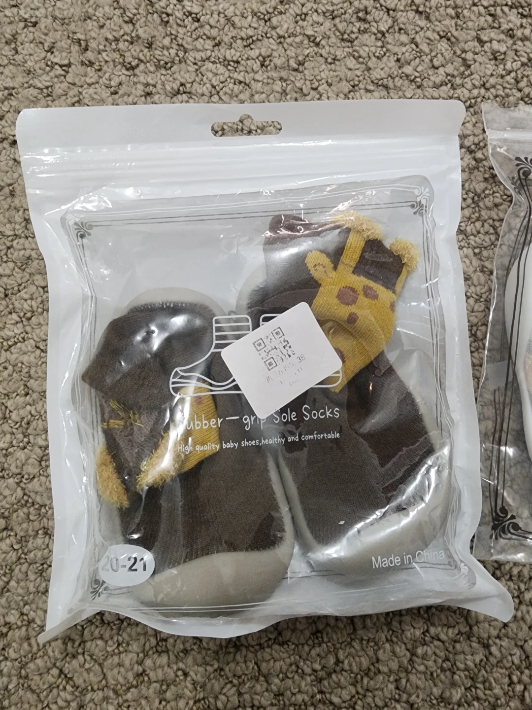 Baby Rubber Grip Sole Socks - photo 2