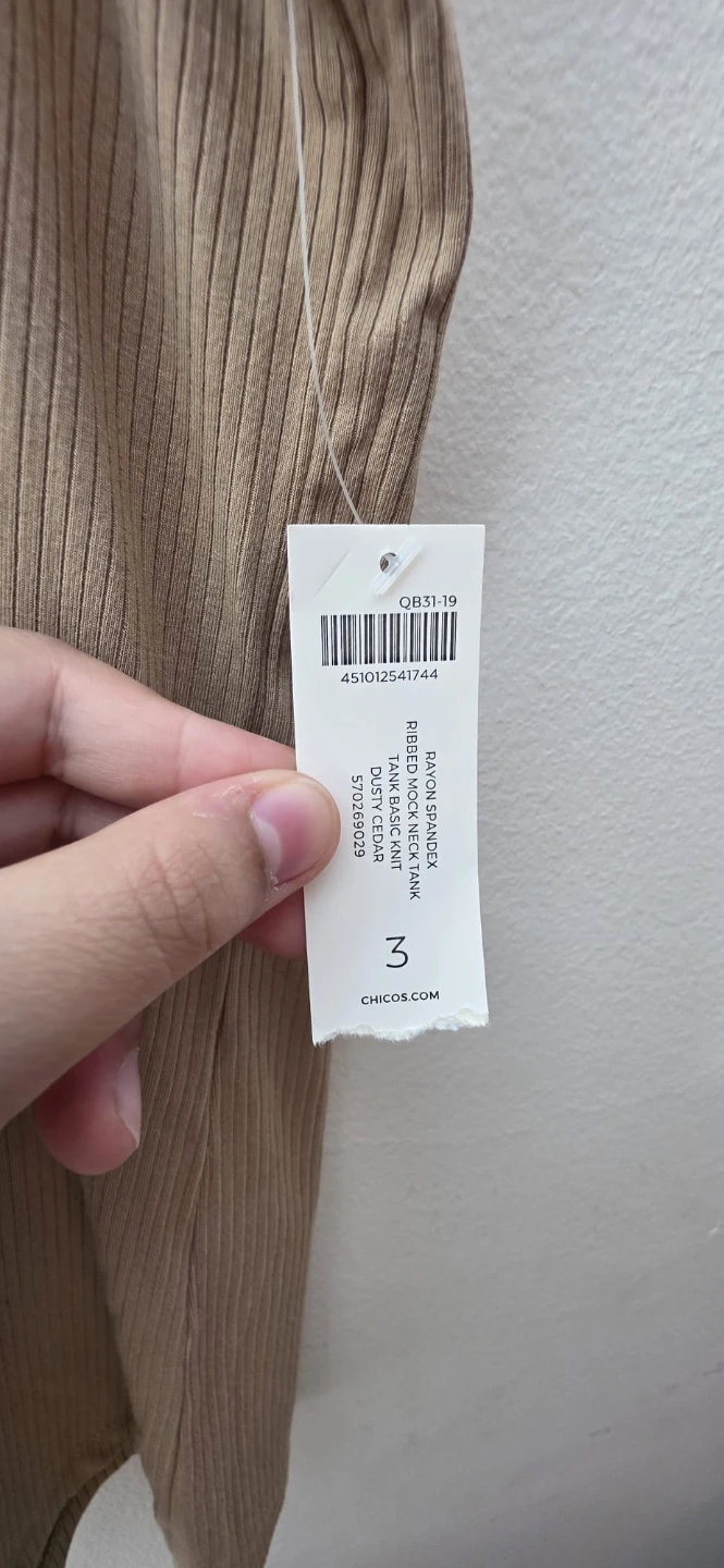 Chico's Ribbed Mock Neck Tank Top - photo 4
