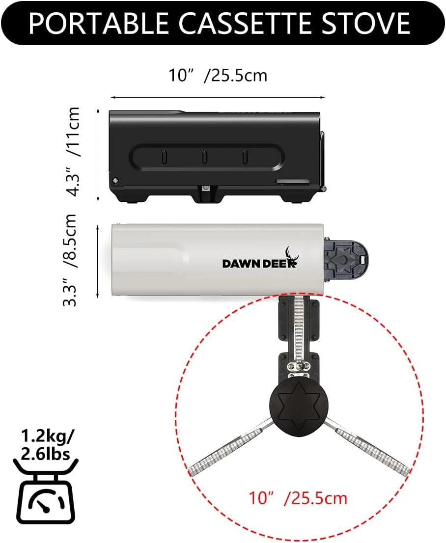 New Dawn Deer Portable Cassette Stove with Storage Bag - photo 2