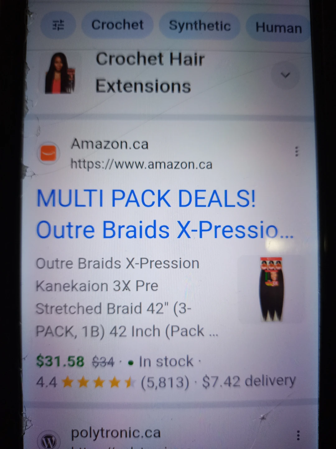 Outre X-Pression 1B - 3X Pre Stretched 42" - 2 In Stock - photo 4