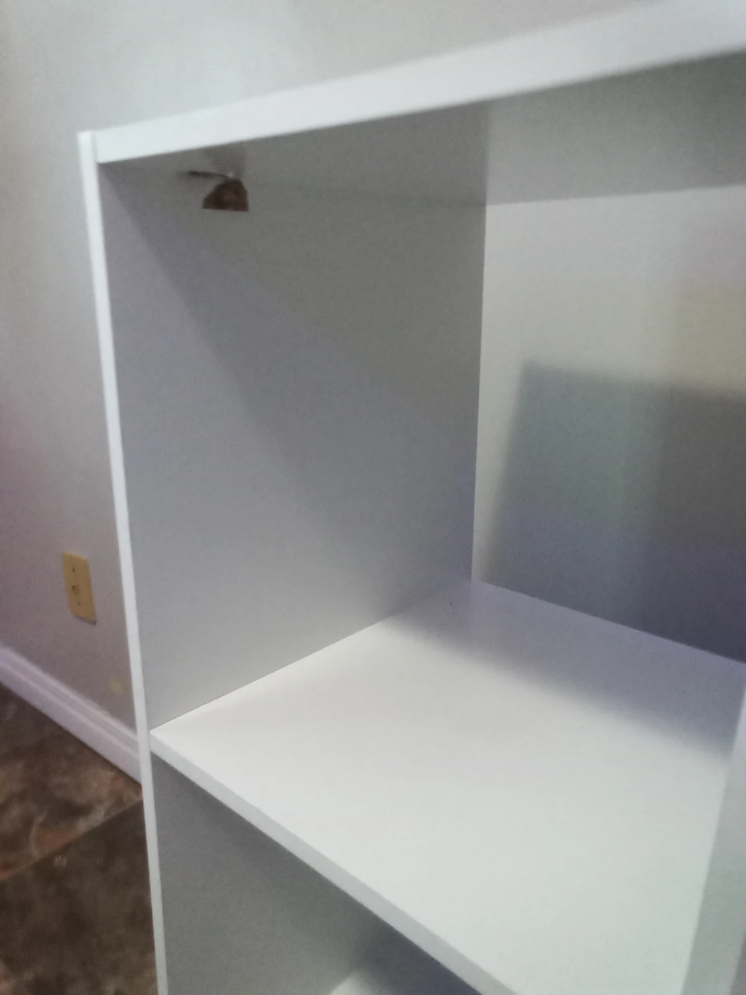 White 6-Cube Bookshelf - photo 2