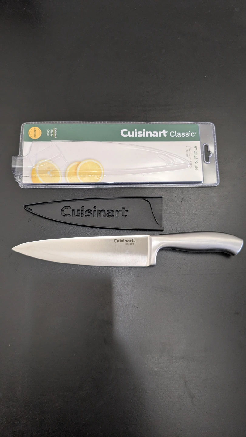 Cuisinart Classic 8" Chef Knife with Blade Cover