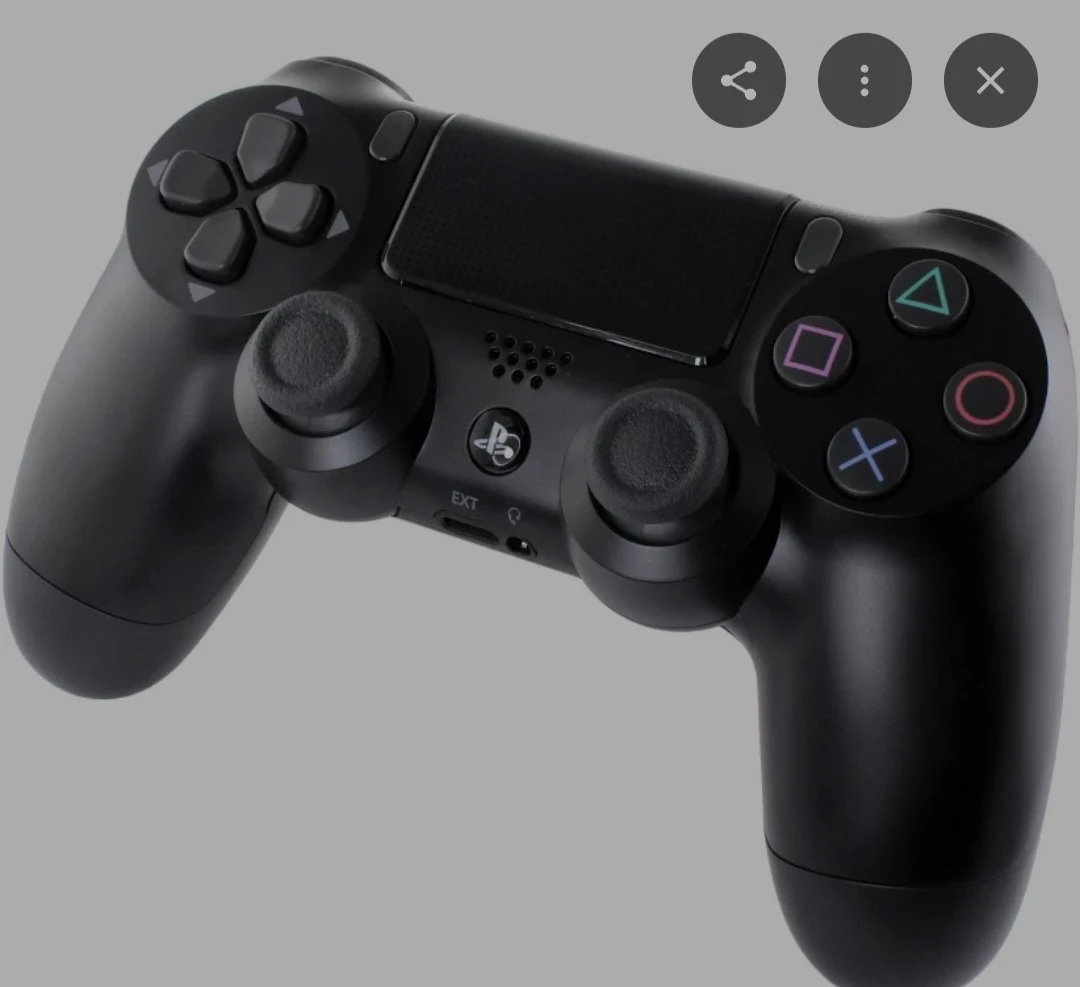 Black PlayStation 4 DualShock 4 Controller - photo 2