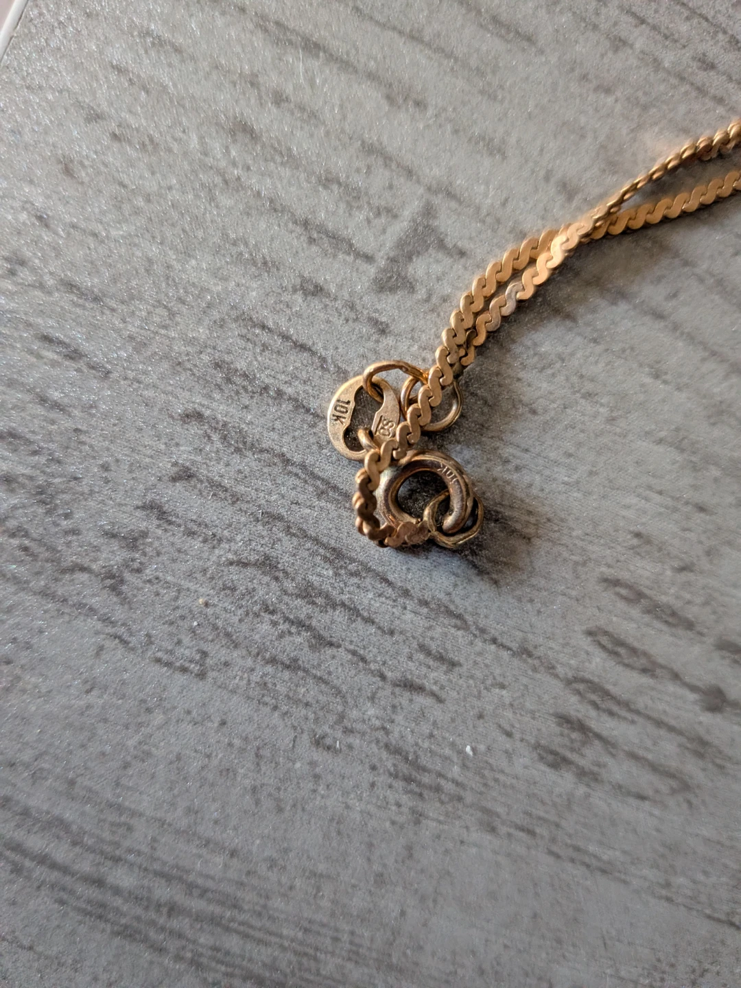 10K Gold Heart Pendant Necklace - photo 3