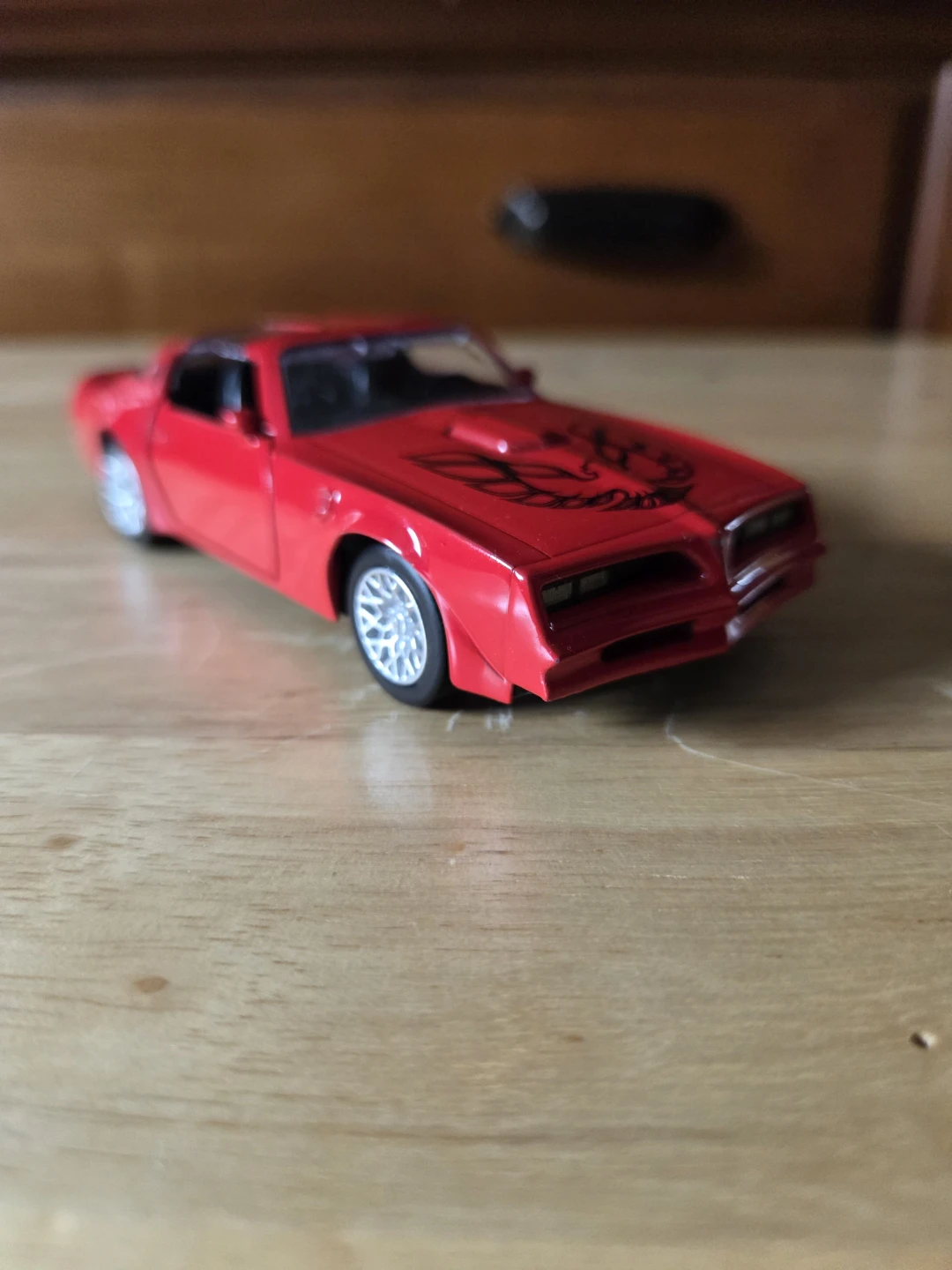 Red 1978 Pontiac Firebird Toy Car