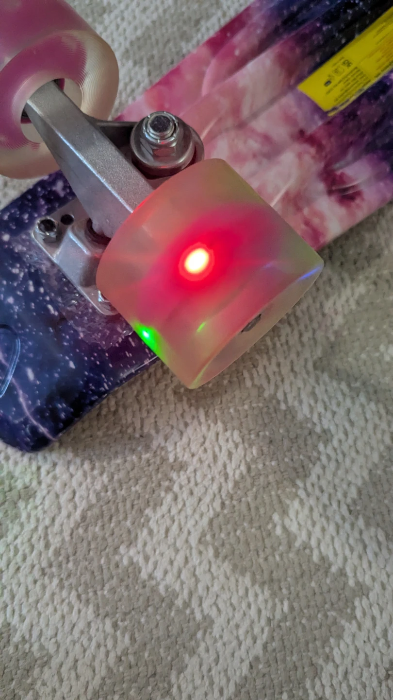 Galaxy Skateboard with Light-Up Wheels - photo 3