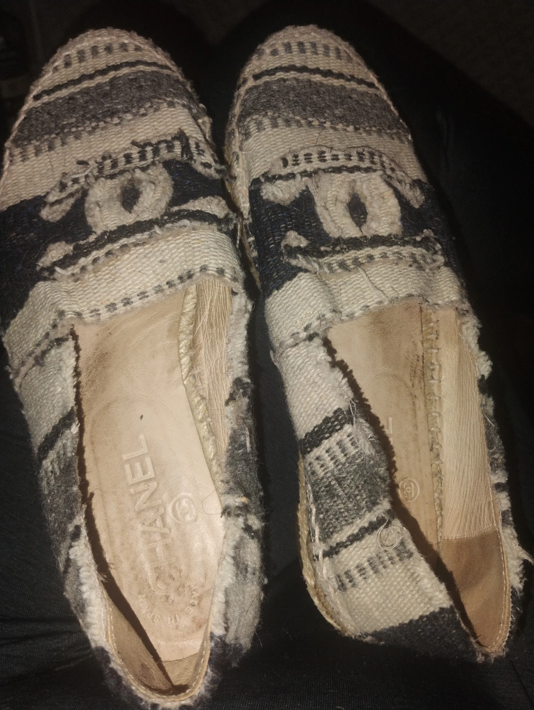 CHANEL Espadrille Flats
