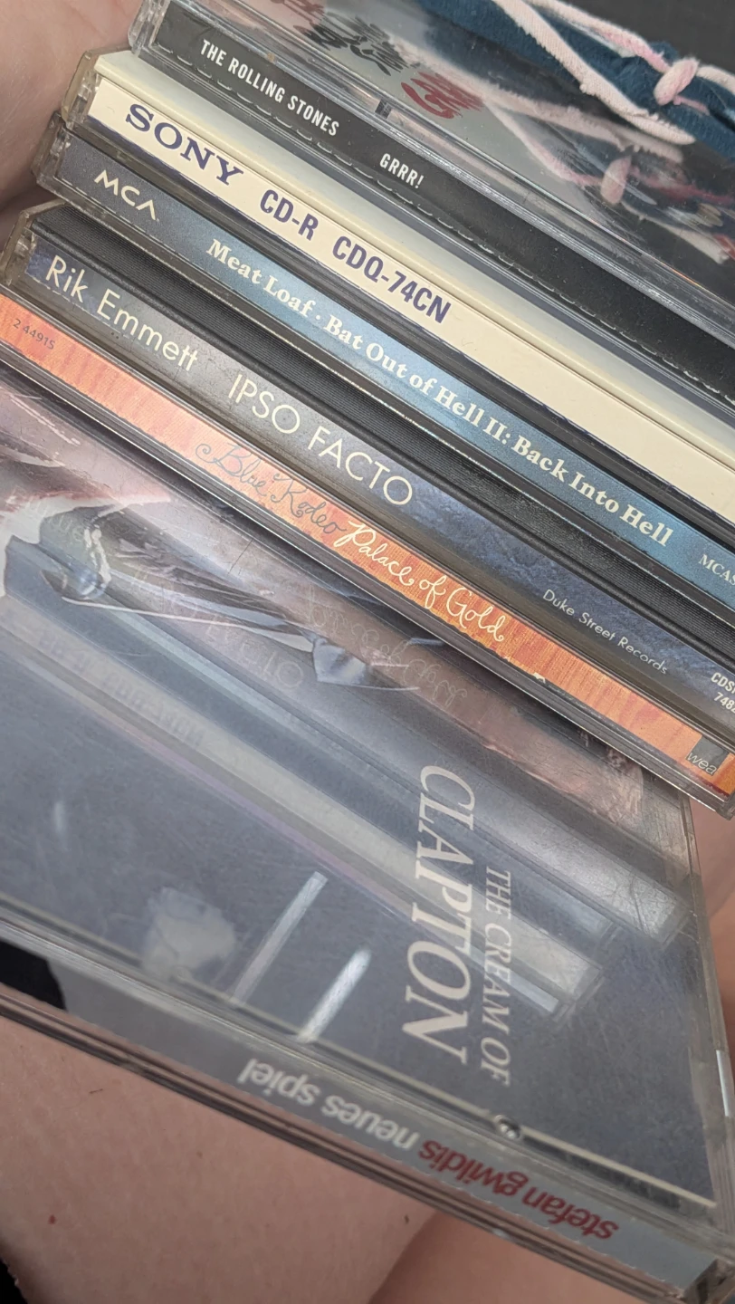 Six CD's - Clapton, Meat Loaf, Rolling Stones, Metallica - photo 2