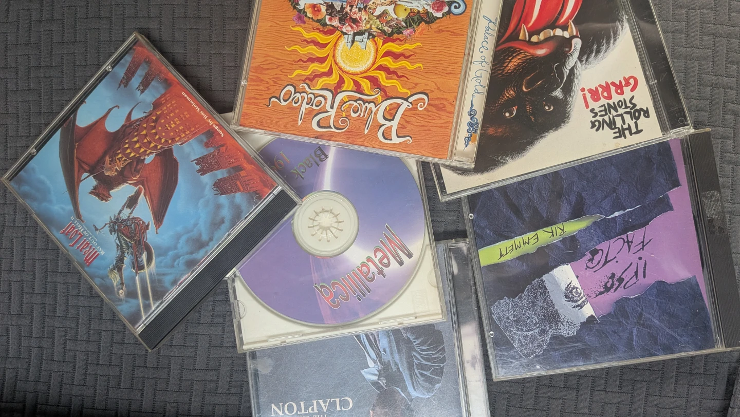 Six CD's - Clapton, Meat Loaf, Rolling Stones, Metallica - photo 4